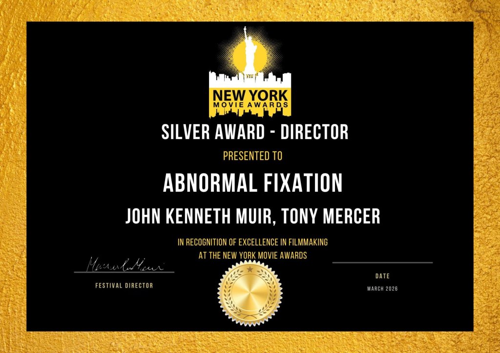 New York Movie Awards 2026, Silver Award - Director, John Kenneth Muir and Tony Mercer